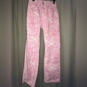 BDG Jeans Womens  Pink Diamond Cowboy High Rise Denim